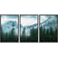 Woodland Nursery - Ensemble de 3 reproductions encadrées sur toile-91258507-91258506