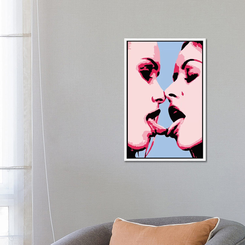 French by Steez - Gallery-Wrapped Canvas Giclée on Canvas, White Floater Frame, 66.04cm H x 45.72cm W