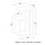 Table de bout avec rangement Carruthers