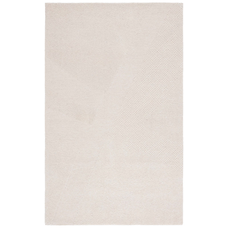 Lakosha Pine Hand Tufted Wool & Cotton Abstract Rug, Runner 2'3" x 8'