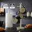 GEEPAS Retrovive Mug Tree and Towel Pole Set | Rust Corrosion Free Carbon Steel Material Non-Slip Base Free Standing Design Kitchen Counter Storage Space Saver | Holds Upto 6 Mugs-116797894