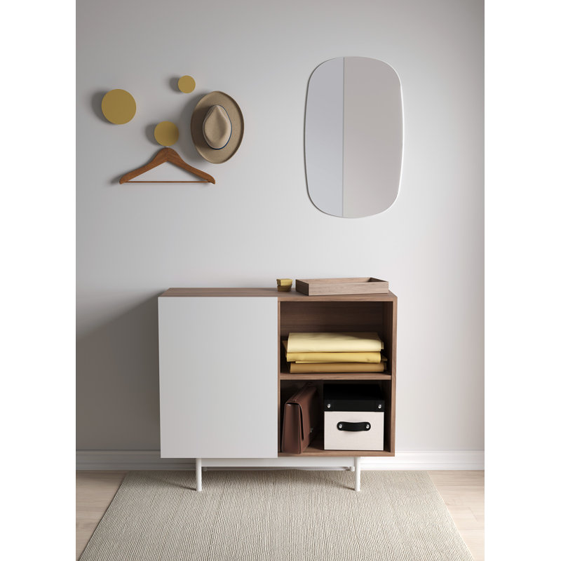 Joaly Standard Accent Chest, Walnut/White