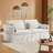 CozyNest 84" Slipcovered Sofa with Four Pillows-2097183987