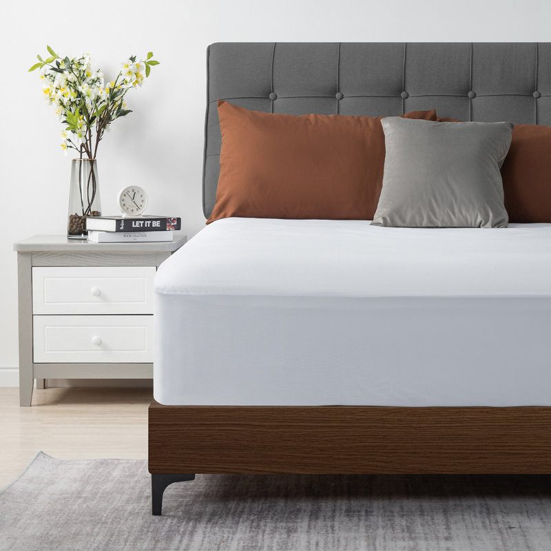 Housse de protection ajustée pour matelas Flavia, Double
