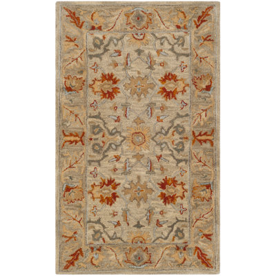 Antiquity Hand-Tufted Beige Area Rug