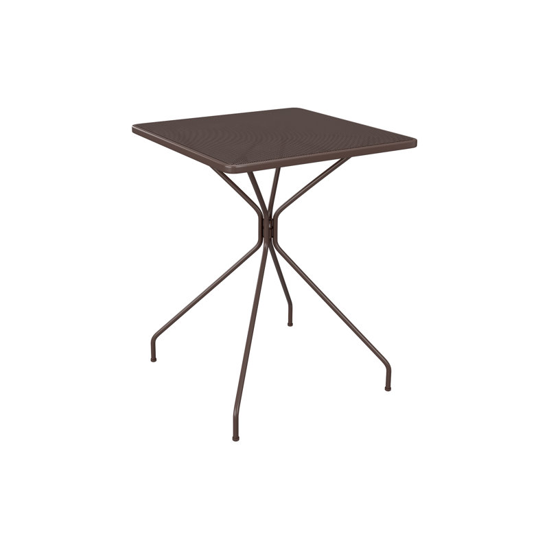 Table carrée pour l'extérieur L 32 po x l 32 po, Bronze