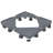 Stalwart Multi Purpose Dolly With 8 Feet, Locking Swivel Wheels, Levels and Adjustable Base for Moving Washer, Dryer, Appliances- 1100 Lbs Capacity