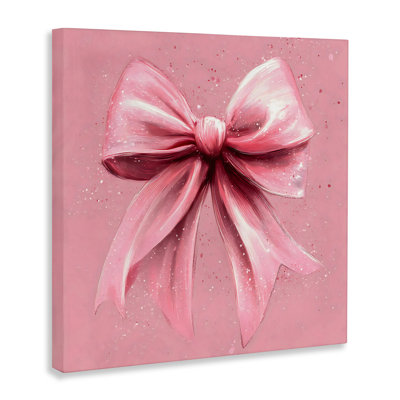 Grand arc rose avec toile mouchetée, design par Creative Studio