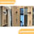 Walnut Round Analog Wall Clocks