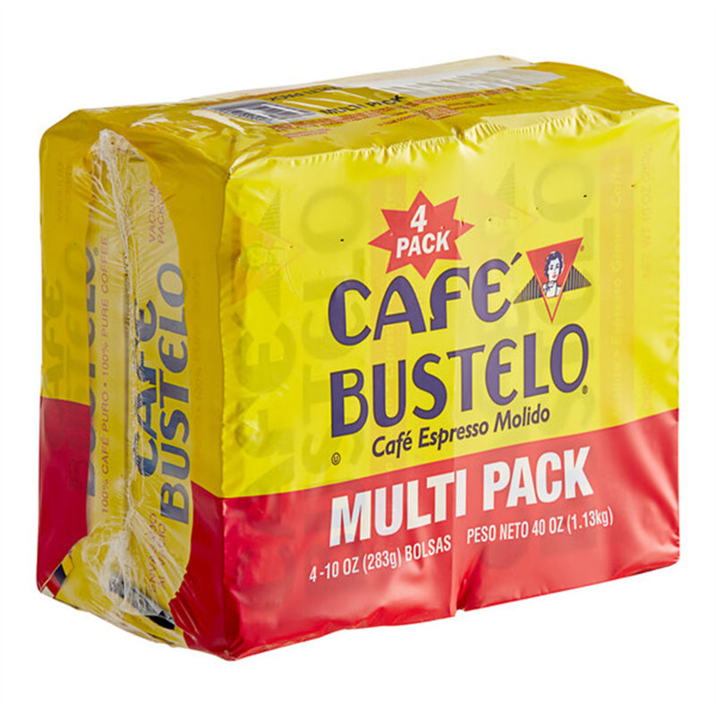 Cafe Bustelo Espresso Ground Coffee Brick 10 Oz. - 4 Pack WS-110BSBR1721