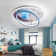 Flush Mount Lighting LED Modernes Design Mond Astronaut Deckenleuchte Dimmbar Mit Fernbedienung