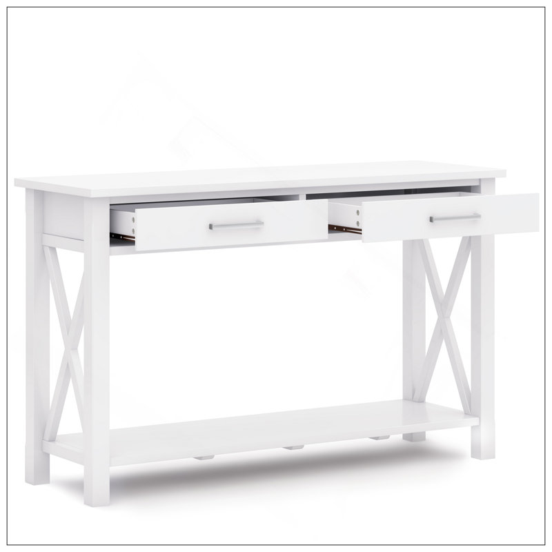 Kitchener - Console de canapé - Blanc, Blanc