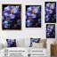 Chanax mauve majestueux iris noir II - reproduction sur toile-1352510029-1352510028
