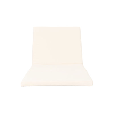 Cream Outdoor Lounge Pad With Water Resistance - 78.69"D X 24.99"W 2.01"H, No Assembly Required For A Cozy Seating Camping Chair Cushion In Waterproof, Needed
