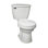 Réservoir de toilette rond deux pièces 1,28 gpf het Cascade