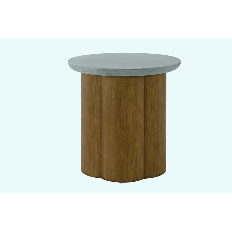 Table d'appoint circulaire moderne, simple et élégante
