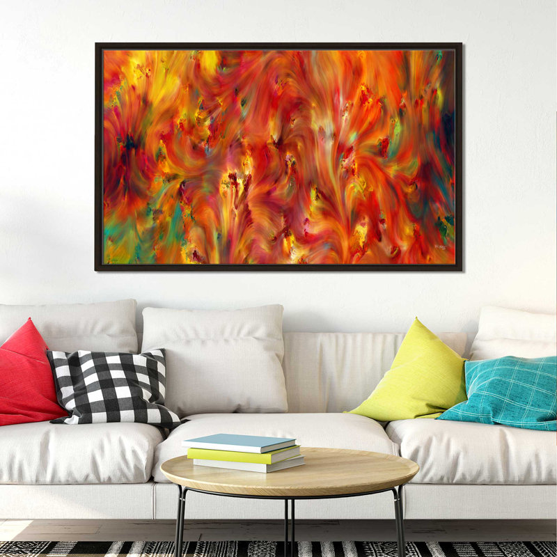« la vision est encore pour une heure désignée », reproduction d’art sur toile, H 27,5 po x l 43,5 po x P 2 po