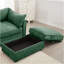 Canapé en velours vert RSF-368482414-368482412