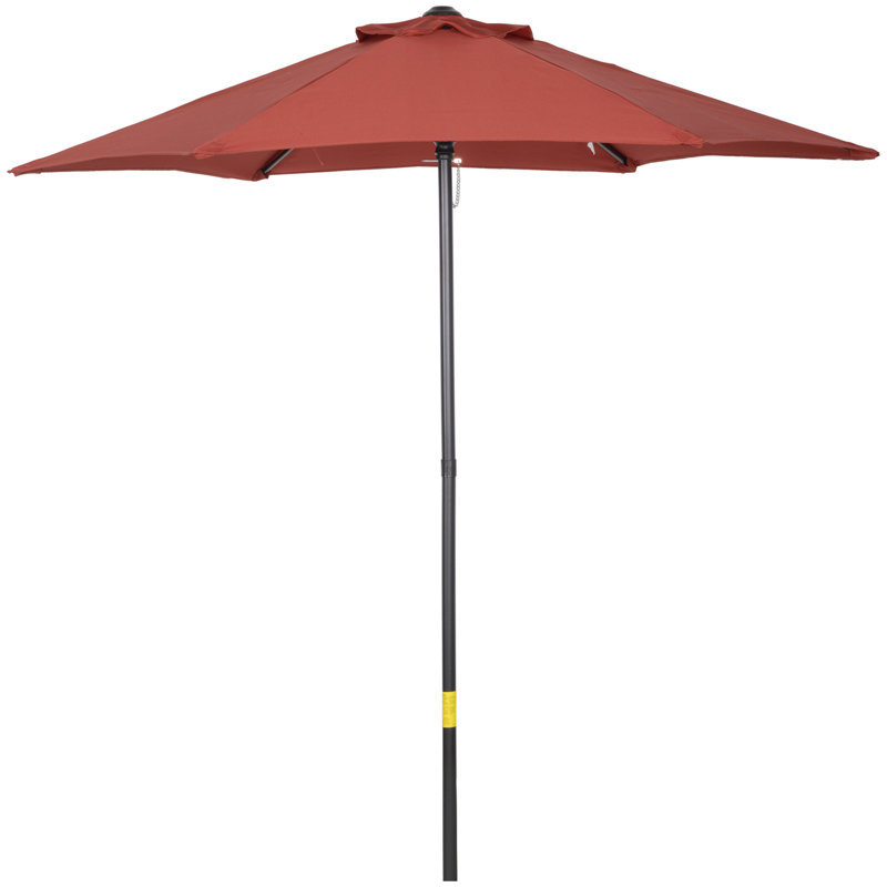 McKenney 196cm Market Parasol, Red