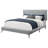 Bed Platform, Teen, Frame, Upholstered, Pu Leather Look, Metal Legs-838080152-889013288