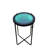 Led round end table