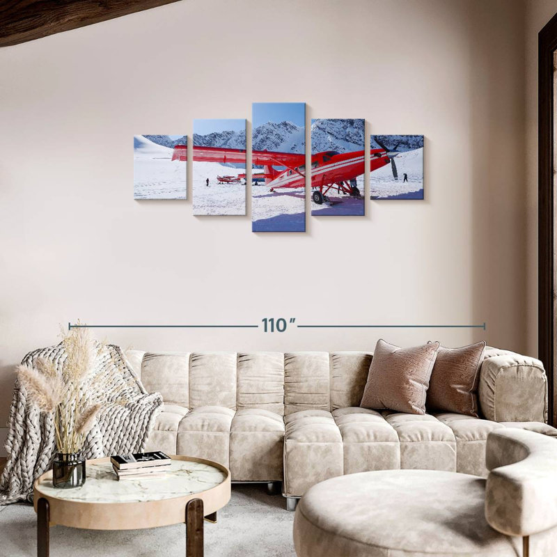 Airplane, 34" H x 74" W