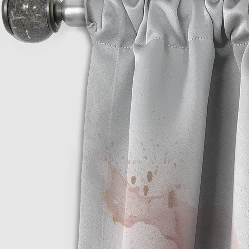 Sickler - Abstract Marble Marble Blackout Curtain - 1 Panels, 52" W x 95" L