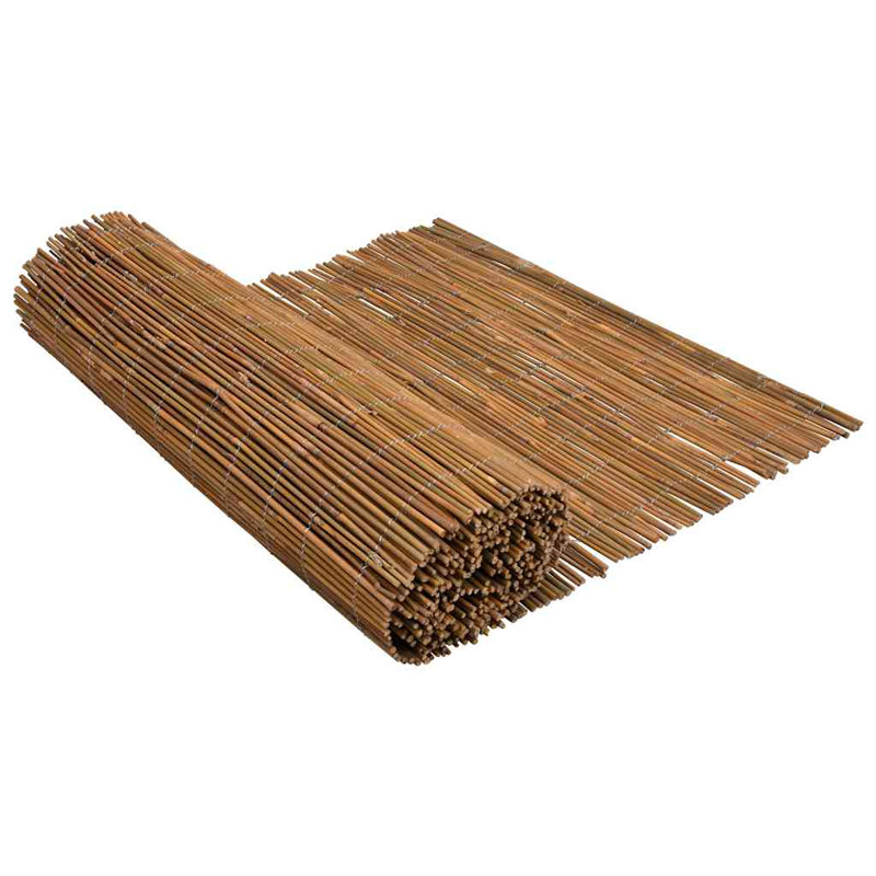 Wilkinson Brown Bamboo Fence Panels, 100cm H x 500cm W x 1cm D