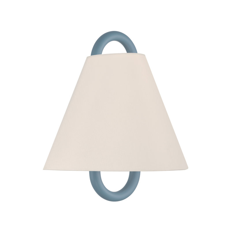 Alveston 11.75'' Vibrant Gold + Blue Sconce, Blue
