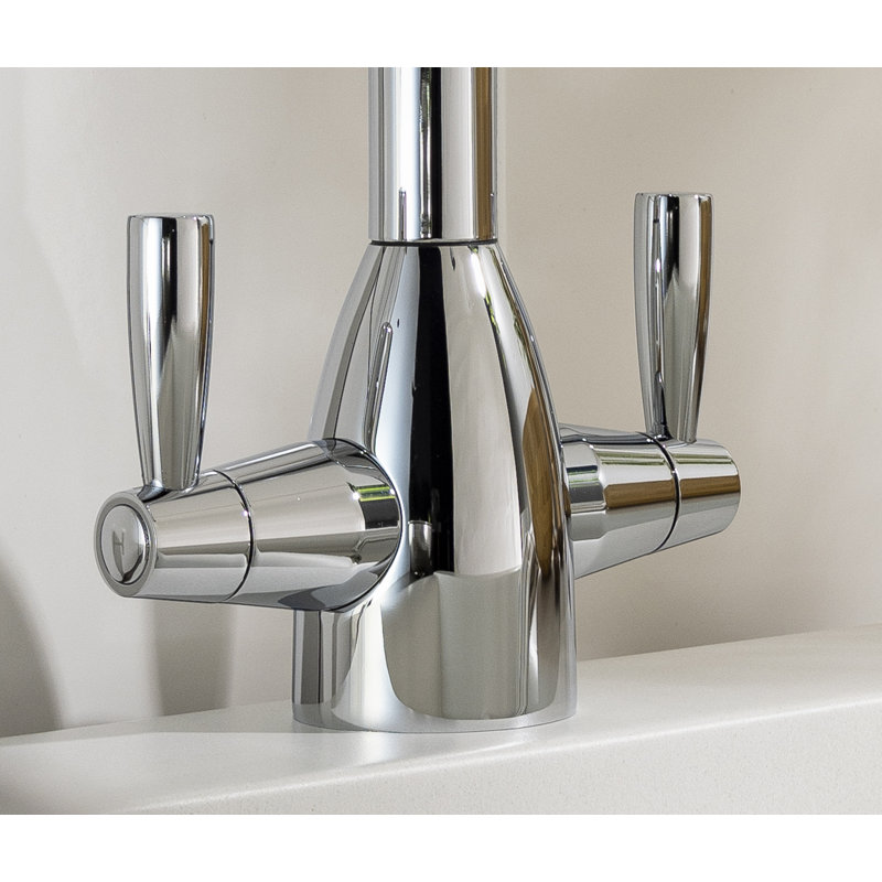 Abode Zermat Dual Lever Kitchen Mixertap, Chrome