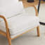 Fauteuils rembourrés en bois massif Lemley-896497342