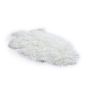 Nomad Solid Colour Sheepskin Shag 60cm X 105cm Area Rug