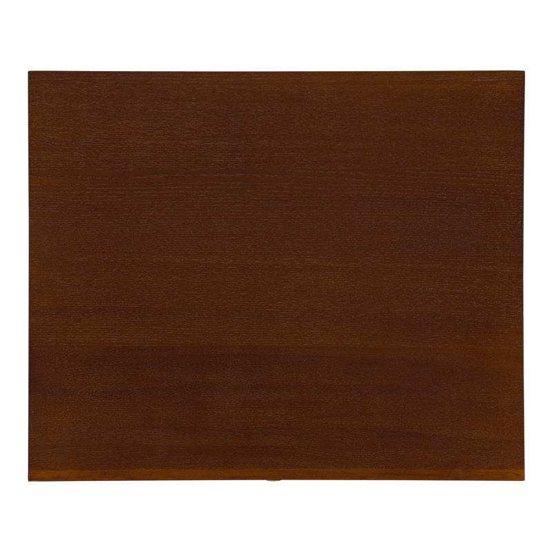 Table de chevet 2 tiroirs Ottman, Brun