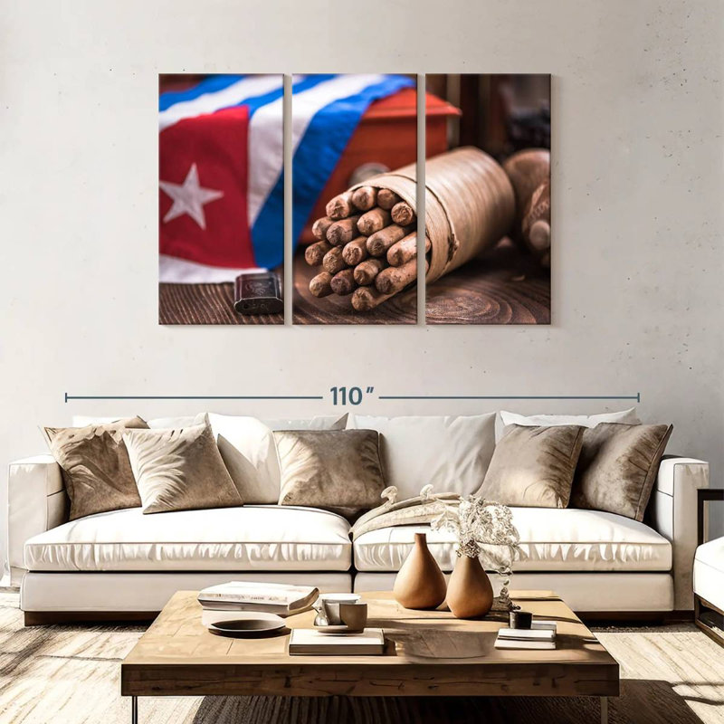 Senne Best Cuban Cigars, 48" H x 74" W