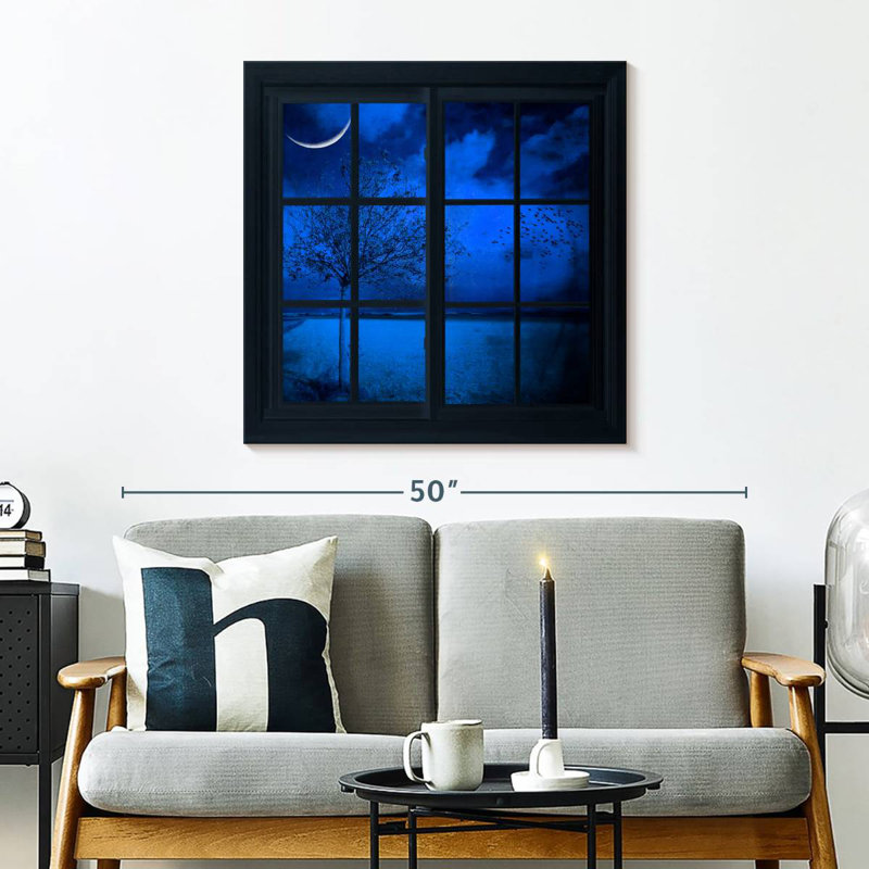 Lilie Moonlight Window, 30" H x 30" W
