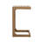 C-Shape End Table  Brown