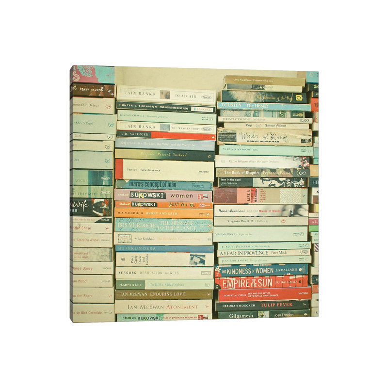 Bookworm par Cassia Beck - Photographie sur toile tendue, H 12 po x l 12 po x P 0,75 po
