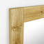 Wyalusing Oak Wood Sliding Barn Door Mirror-1583565729-1583565733