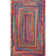 Handmade Braided Bohemian Cotton Multicolor Area Rug