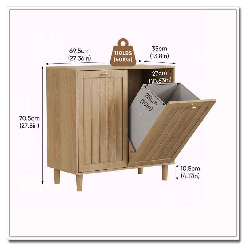 Bathroom Laundry Storage Cabinet