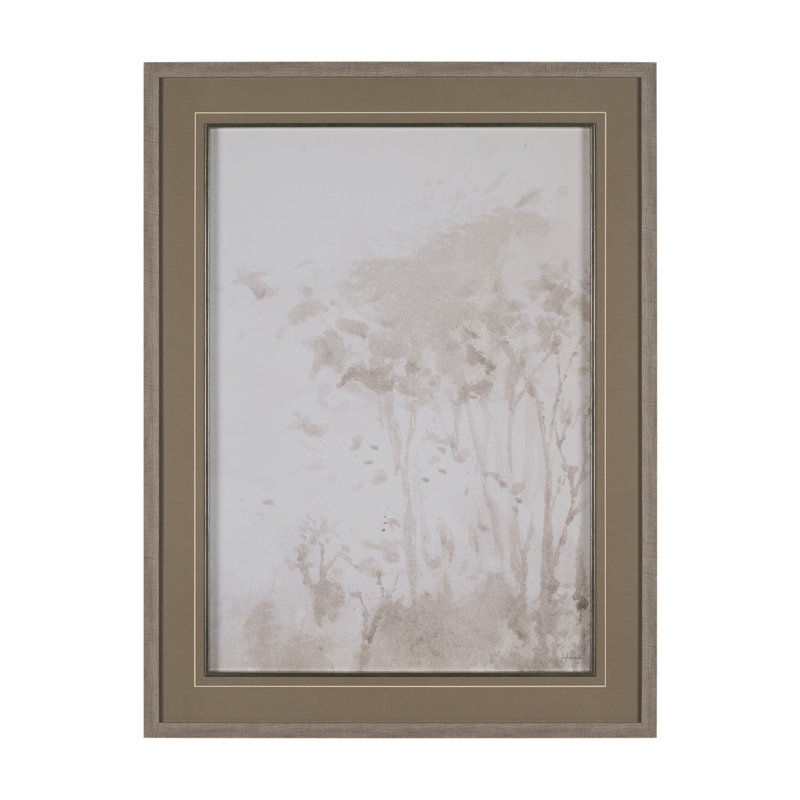 «Quiet Canopy III By Studio», œuvre d'art encadrée à la main mate sous verre, Quiet Canopy III