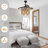 Dayzhane 42 Inch Farmhouse Boho Retractable Ceiling Fan with Light, 6-Speed Wood Beaded Ceiling Fan with Remote Control-1650624917