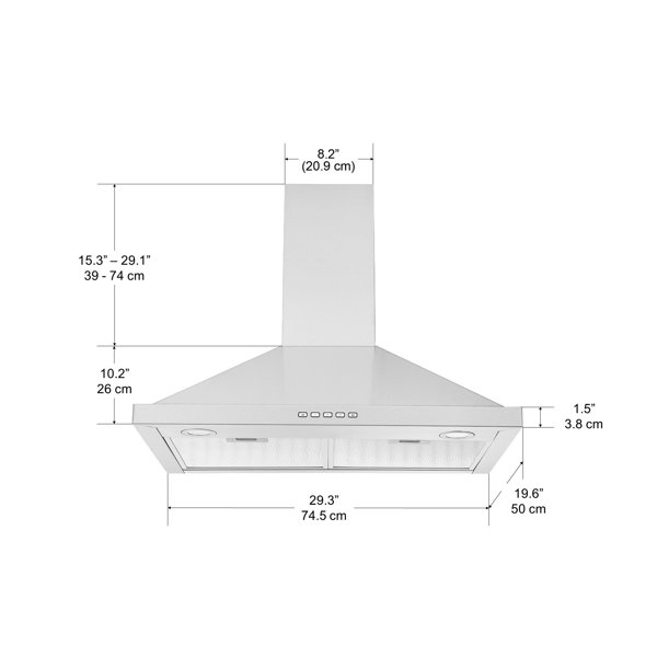 Dimensions du produit