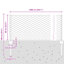 vidaXL Fence with Post Segment Outdoor Barrier Garden Terrace Divider Boundary-114618789-114618791