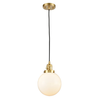 Luminaire suspendu sphère 1 lumière Lorri