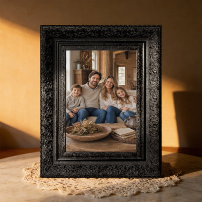Black 3 PCS Cozy Picture Frame for 11" x 14" Photos and Bedroom Shelf Styling