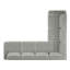 Canapé modulaire rembourré en tissu Lirien Furry Channel-112909384-112909383