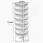 Rotating 7-Tier Shoe Rack Tower, 360° Spinning Organizer, High Bottom Design, Fits 28 Pairs, Space-Saving Storage Solution