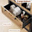 Armoire de cuisine - armoire de rangement haute de 72 po avec 2 grands tiroirs et 3 tablettes réglables, armoire de cuisine-67803022