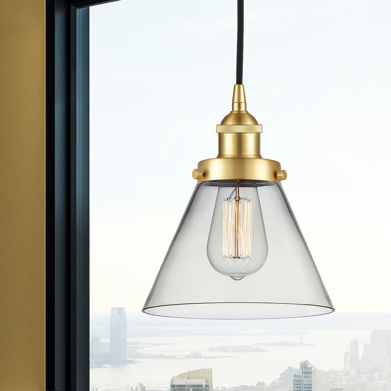 Annis 1 - Light Single Pendant, LED, Clear, Satin Gold